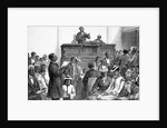 American Sketches: An African American Congregation at Washington by American School