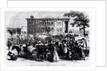 Market Scene in Macon, Georgia by Alfred Rudolph (after) Waud