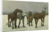 Cab Horses on the Seine by Cecil Brown