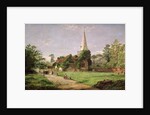 Stoke Poges Church by Jasper Francis Cropsey