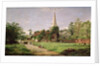 Stoke Poges Church by Jasper Francis Cropsey