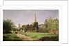 Stoke Poges Church by Jasper Francis Cropsey
