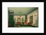 The Bedroom of Elizabeth of Bavaria, Schloss Tegernsee. c.1840 by Franz Xavier Nachtmann