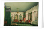 The Bedroom of Elizabeth of Bavaria, Schloss Tegernsee. c.1840 by Franz Xavier Nachtmann