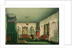 The Bedroom of Elizabeth of Bavaria, Schloss Tegernsee. c.1840 by Franz Xavier Nachtmann