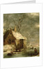 Amsterdam, winter scene, 17th century by Jan Beerstraten