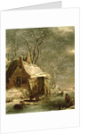 Amsterdam, winter scene, 17th century by Jan Beerstraten