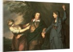 David Garrick between the Muses of Tragedy and Comedy, 1760-61 by Joshua (after) Reynolds