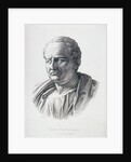 Portrait of Marcus Tullius Cicero engraved by B.Bartoccini, 1849 by C.C Perkins