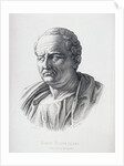 Portrait of Marcus Tullius Cicero engraved by B.Bartoccini, 1849 by C.C Perkins