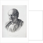 Portrait of Marcus Tullius Cicero engraved by B.Bartoccini, 1849 by C.C Perkins