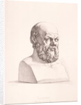 Portrait of Socrates engraved by B.Barloccini, 1849 by C.C Perkins