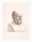 Portrait of Socrates engraved by B.Barloccini, 1849 by C.C Perkins