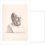 Portrait of Socrates engraved by B.Barloccini, 1849 by C.C Perkins