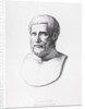 Portrait of Pythagoras engraved by B.Barloccini, 1849 by C.C (after) Perkins