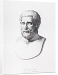 Portrait of Pythagoras engraved by B.Barloccini, 1849 by C.C (after) Perkins