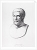 Portrait of Pythagoras engraved by B.Barloccini, 1849 by C.C (after) Perkins