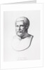 Portrait of Pythagoras engraved by B.Barloccini, 1849 by C.C (after) Perkins