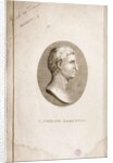 Portrait of Gaius Crispus Sallust engraved by Antonio Verico by Italian School