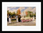 Promenade des Enfants by Timoleon Marie Lobrichon