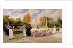 Promenade des Enfants by Timoleon Marie Lobrichon