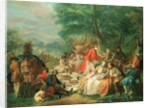 La Chasse, 18th century by Charles-Amedee-Philippe van Loo
