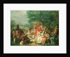 La Chasse, 18th century by Charles-Amedee-Philippe van Loo