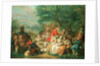 La Chasse, 18th century by Charles-Amedee-Philippe van Loo
