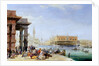 The Doge's Palace from Santa Maria della Salute, 19th century by Edward Pritchett