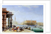 The Doge's Palace from Santa Maria della Salute, 19th century by Edward Pritchett