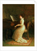Lady at the Piano by Joseph Farquharson
