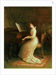 Lady at the Piano by Joseph Farquharson