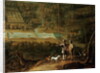 Landscape with sportsmen by David the Younger Teniers