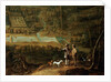 Landscape with sportsmen by David the Younger Teniers