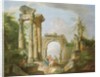Arcadian Scene, 18th century by Giovanni Paolo Pannini or Panini