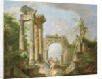 Arcadian Scene, 18th century by Giovanni Paolo Pannini or Panini