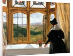 Duchess of Abercorn looking out of a window, c.1850 by Edwin Landseer