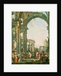 Classical ruins, 18th century by Giovanni Paolo Pannini or Panini