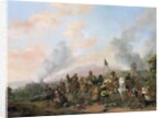 The Sacking of a Village by Philips Wouwermans or Wouwerman
