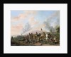The Sacking of a Village by Philips Wouwermans or Wouwerman