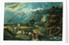 The Rocky Mountains: Emigrants Crossing the Plains, 1866 by N. and Ives J.M. Currier