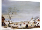 Winter Landscape by Aert van der Neer