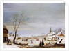 Winter Landscape by Aert van der Neer