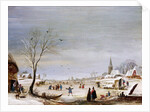 Winter Landscape by Aert van der Neer