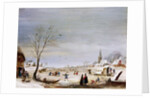 Winter Landscape by Aert van der Neer