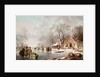 Winter Scene by Andries Vermeulen