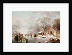 Winter Scene by Andries Vermeulen