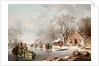 Winter Scene by Andries Vermeulen