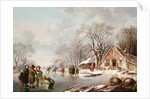 Winter Scene by Andries Vermeulen