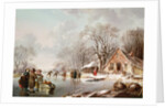Winter Scene by Andries Vermeulen